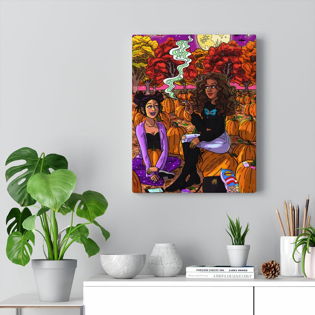 "Pumpkin Patch" Canvas Print