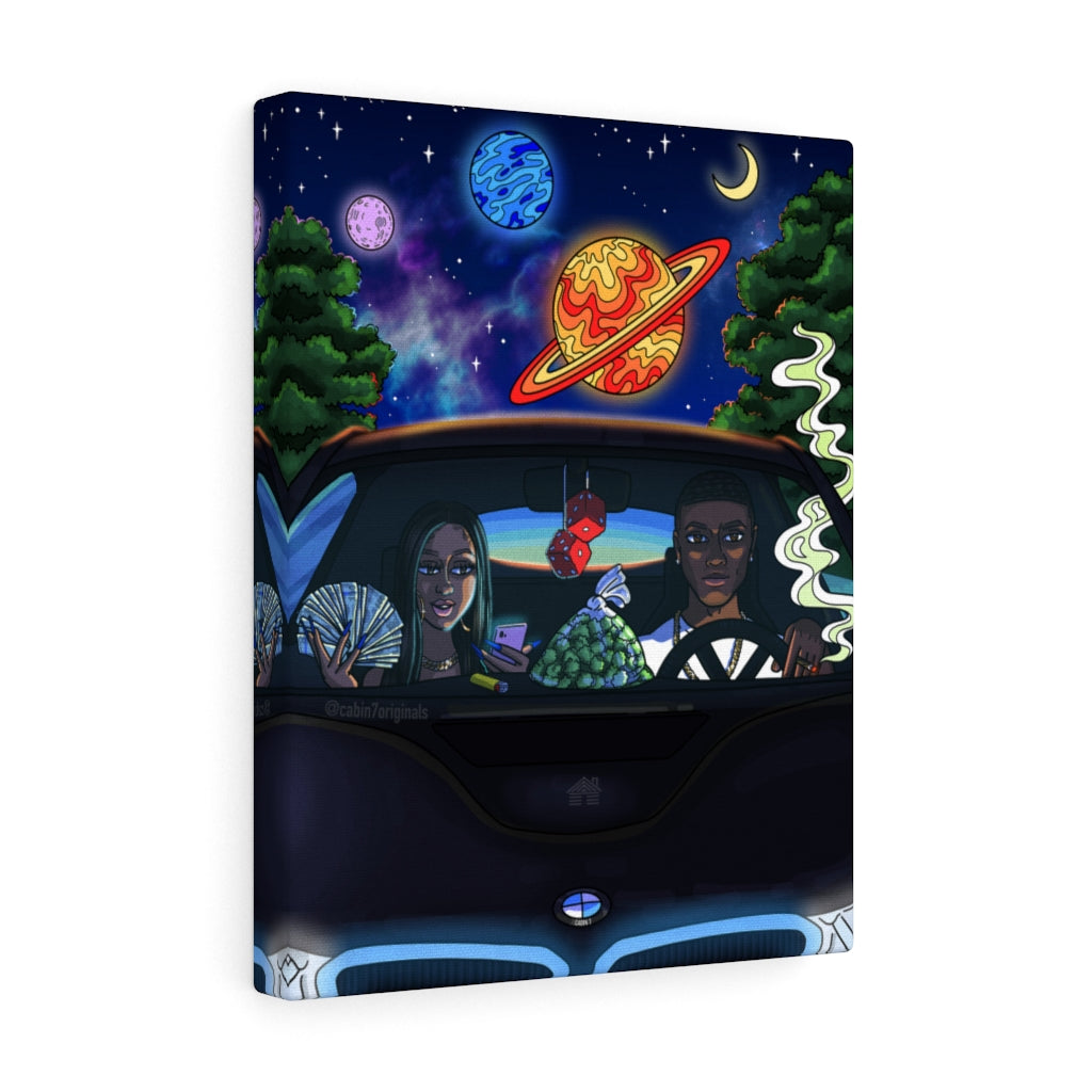 "Space Cruise" Canvas Print
