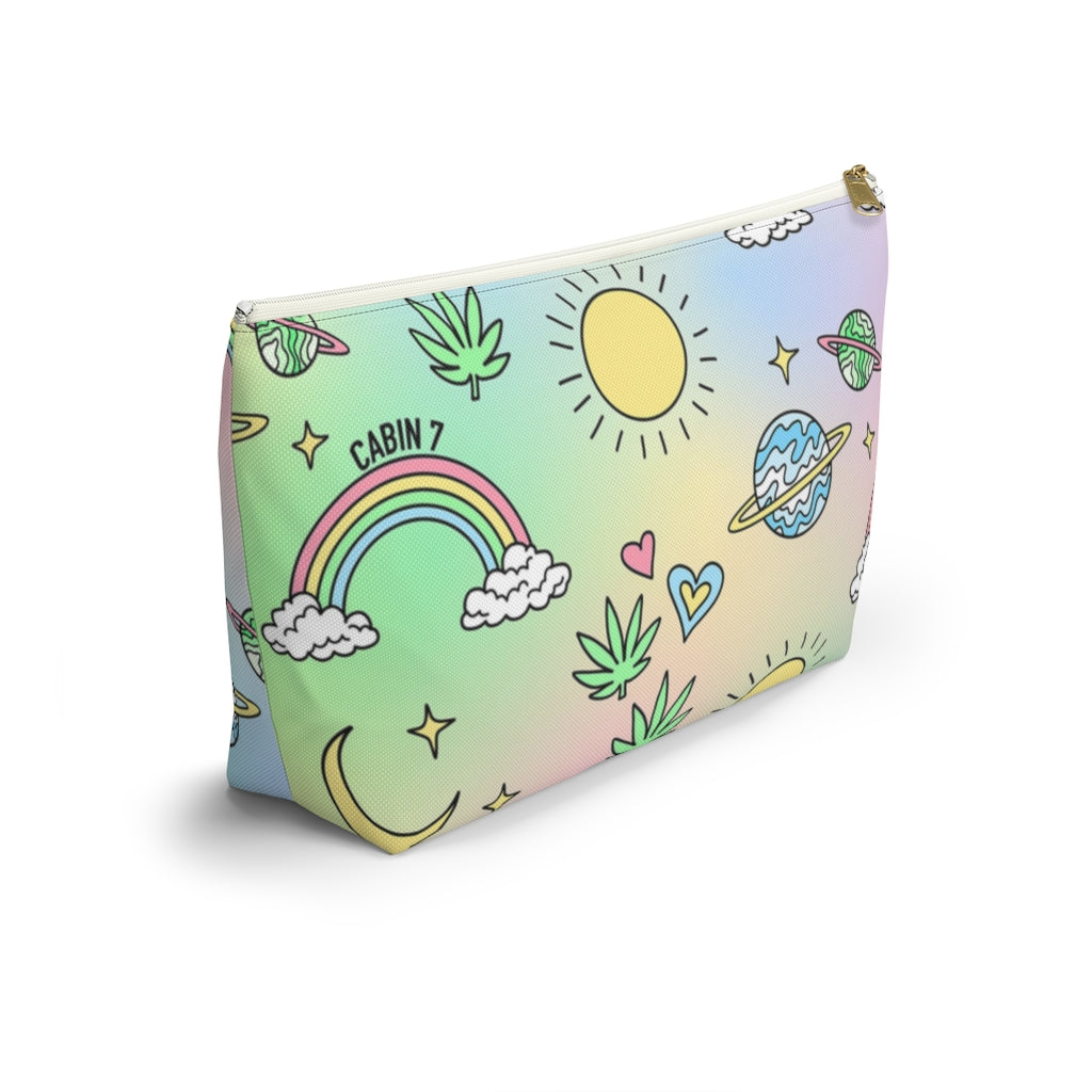 Pastel Rainbow Zipper Pouch