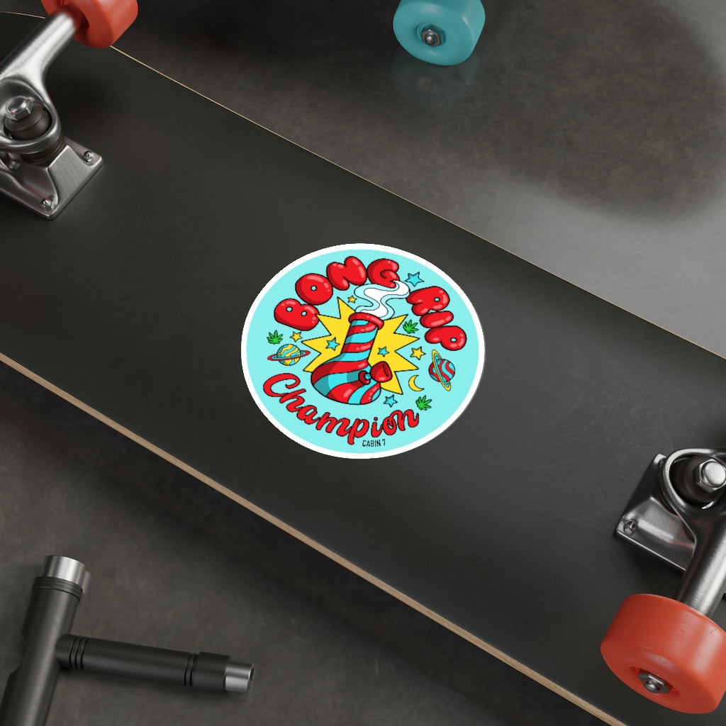 Bong Rip Champion Sticker