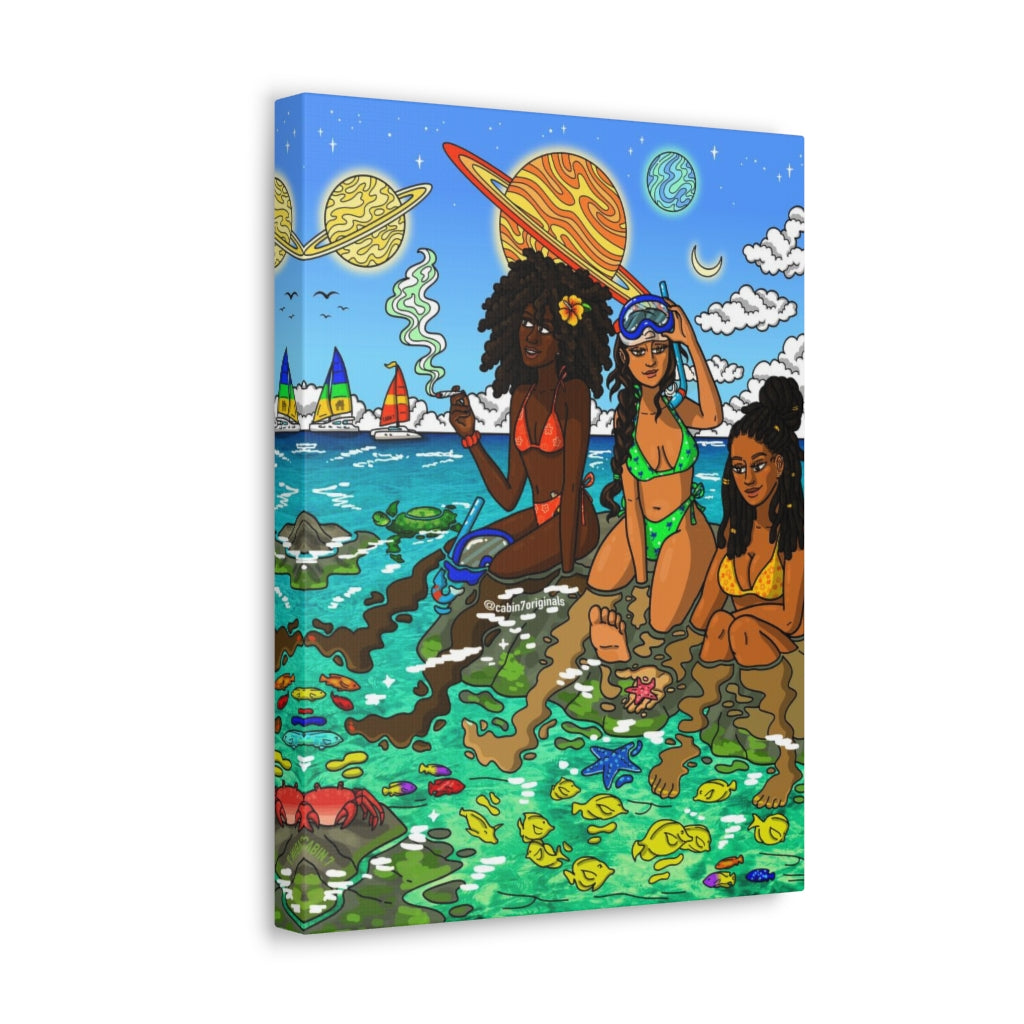 "Aquamarine" Canvas Print