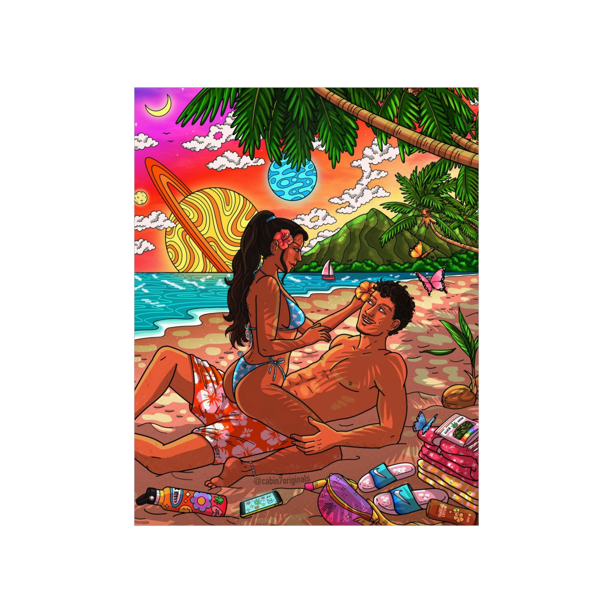 "Heatwaves" Poster Print