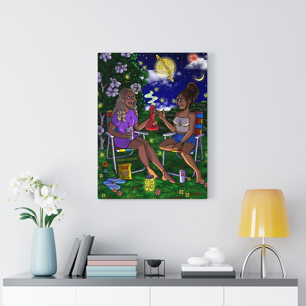 "Lightning Bugs" Canvas Print