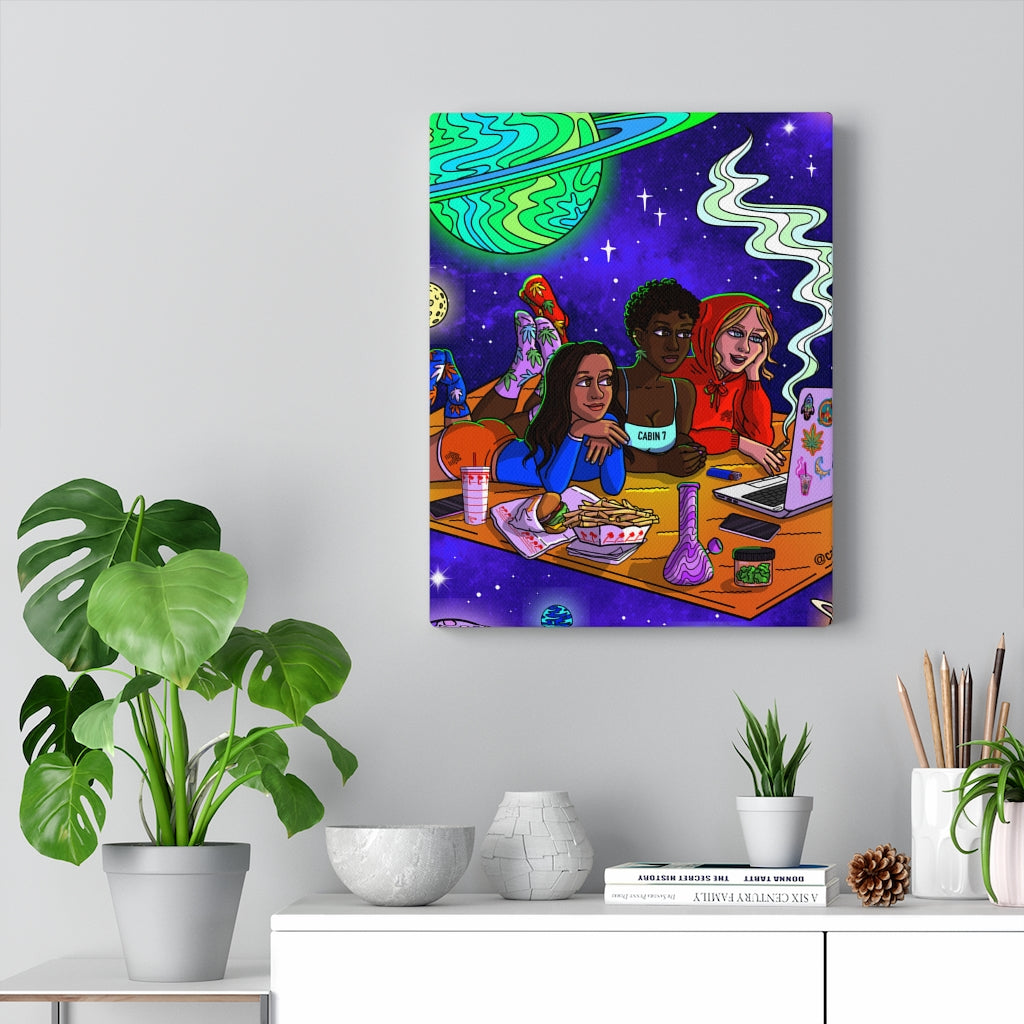 "Saturday Night" Canvas Print