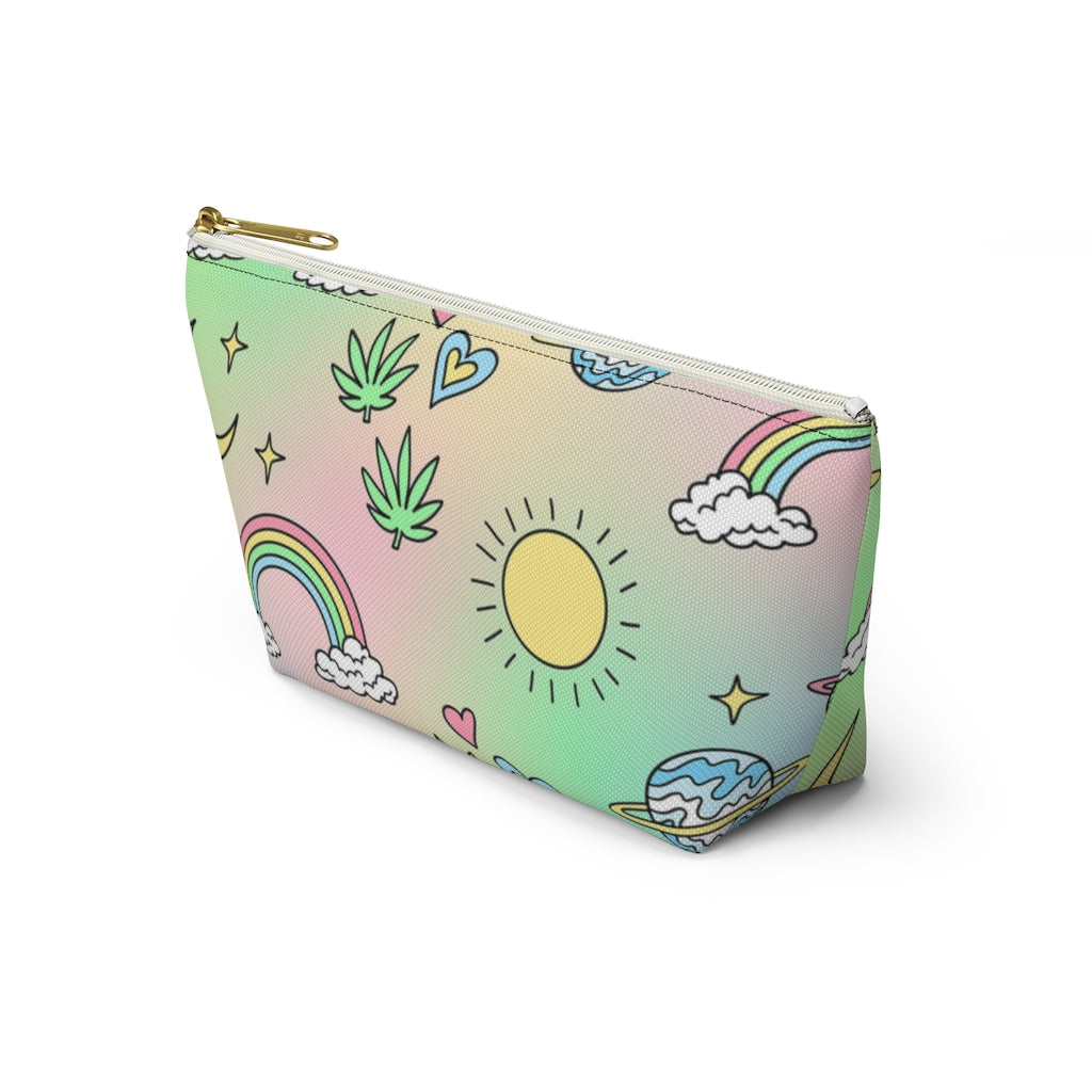 Pastel Rainbow Zipper Pouch