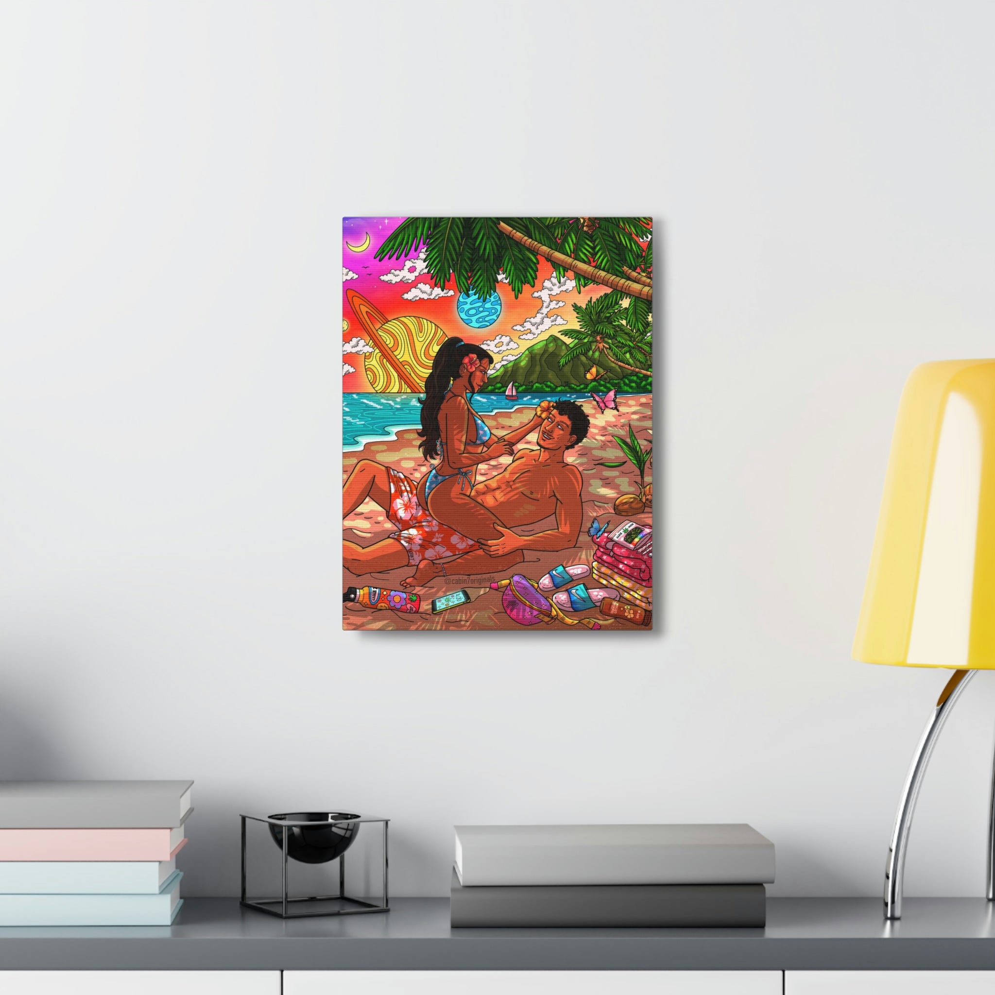 "Heatwaves" Canvas Print