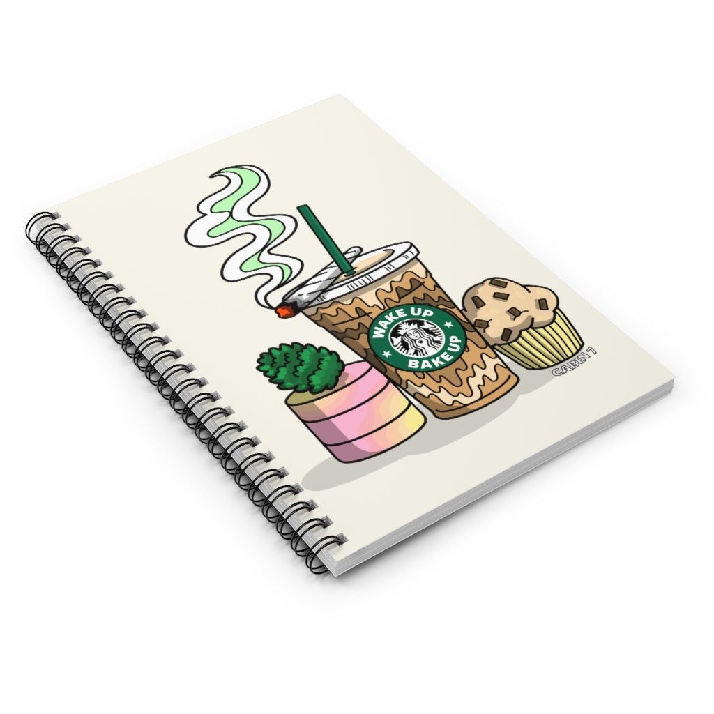 Wake & Bake Spiral Notebook