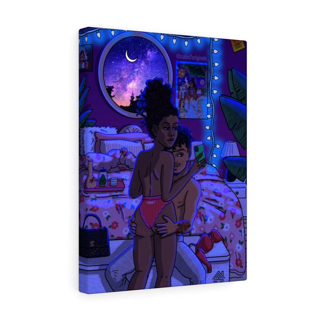 "Midnight Blue" Canvas Print