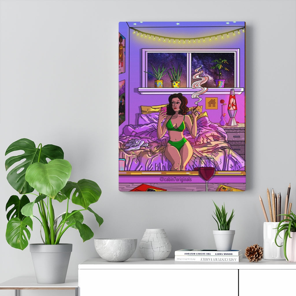 "Mirror Selfie" Canvas Print