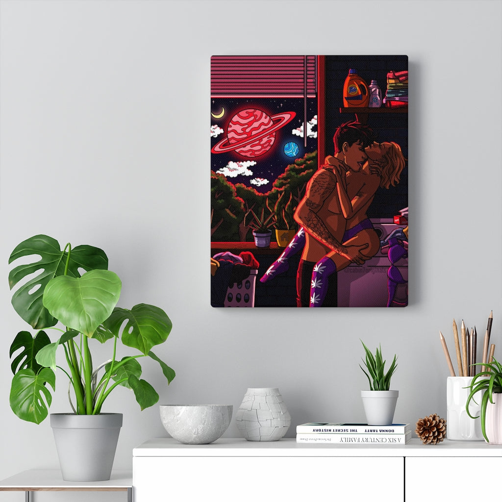 "Doing Laundry" Canvas Print