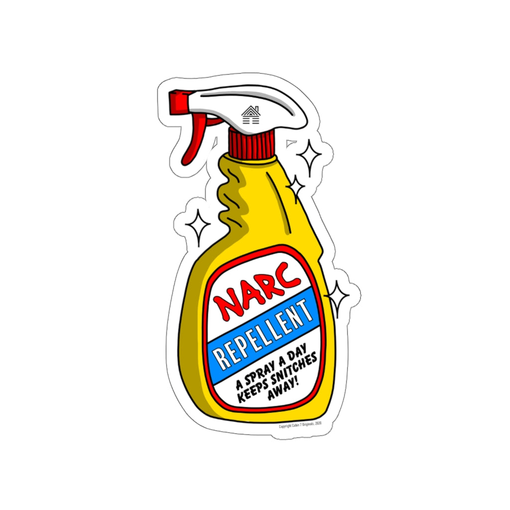 Narc Repellent Sticker