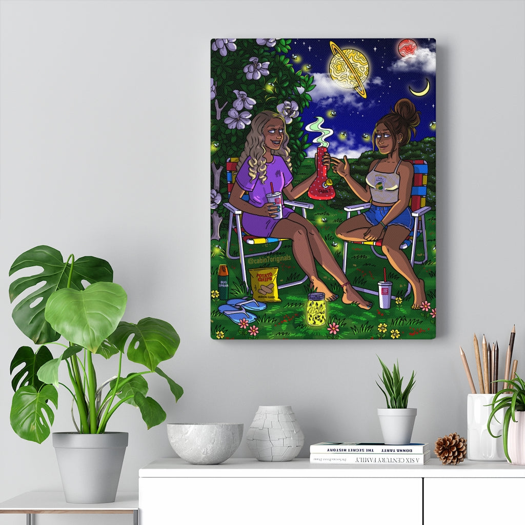 "Lightning Bugs" Canvas Print