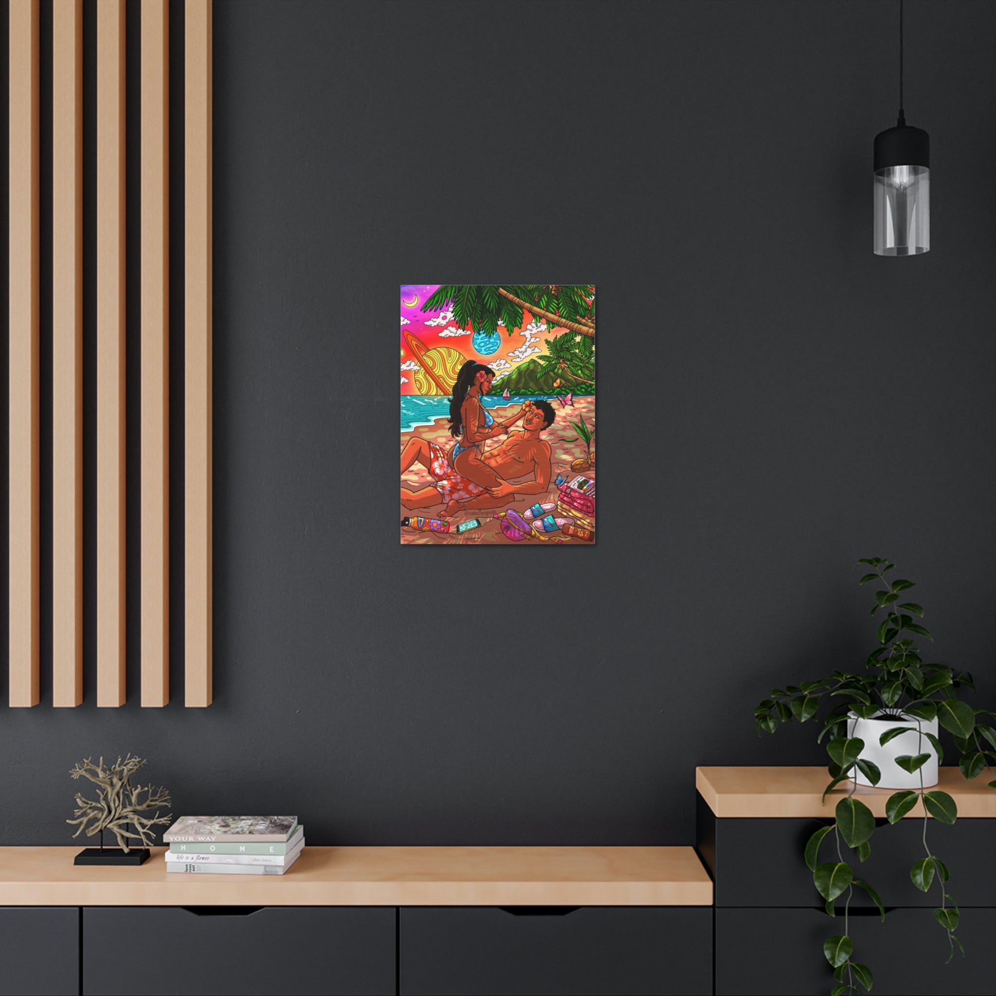 "Heatwaves" Canvas Print