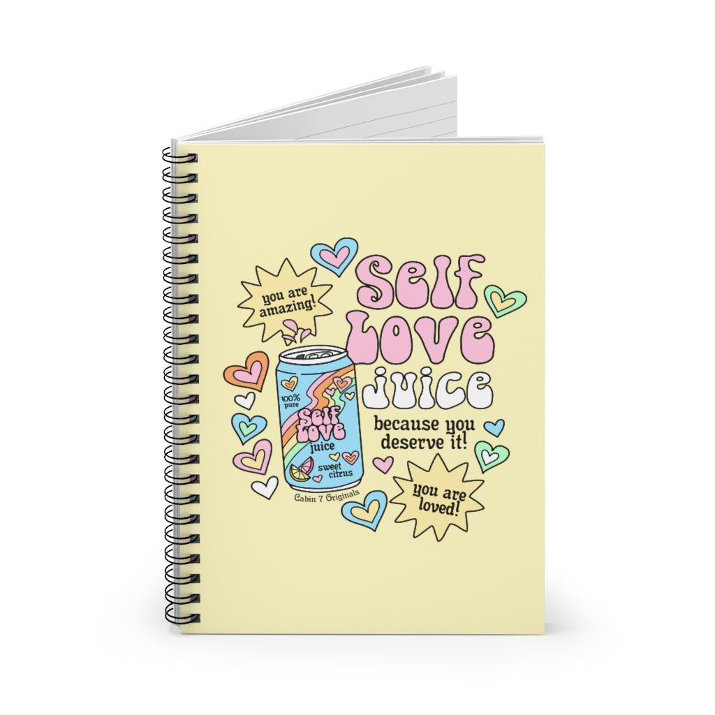 Self Love Juice Spiral Notebook