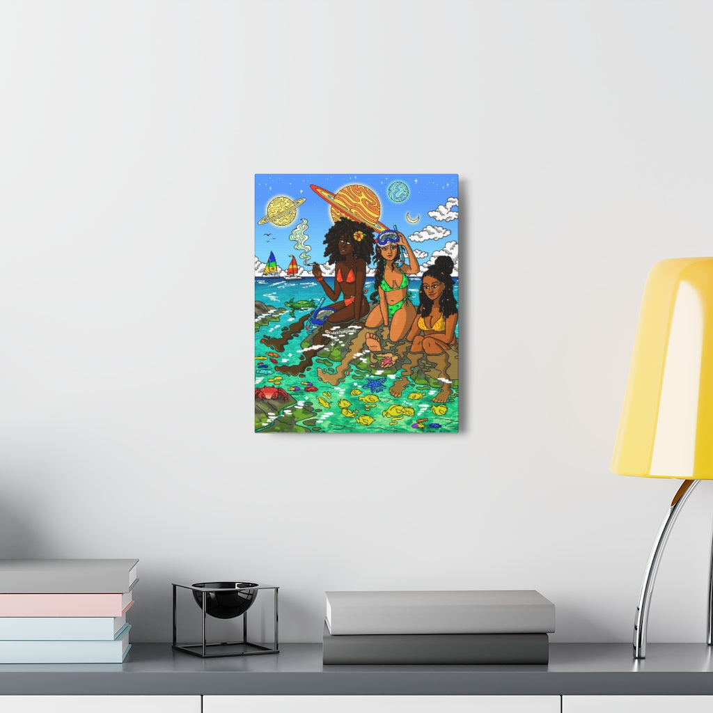 "Aquamarine" Canvas Print