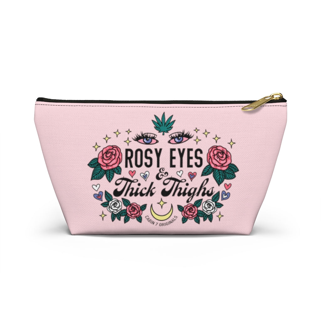 Rosy Eyes & Thick Thighs Zipper Pouch