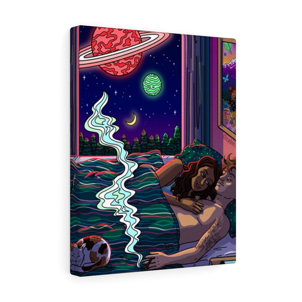 "Snuggle Season" Canvas Print
