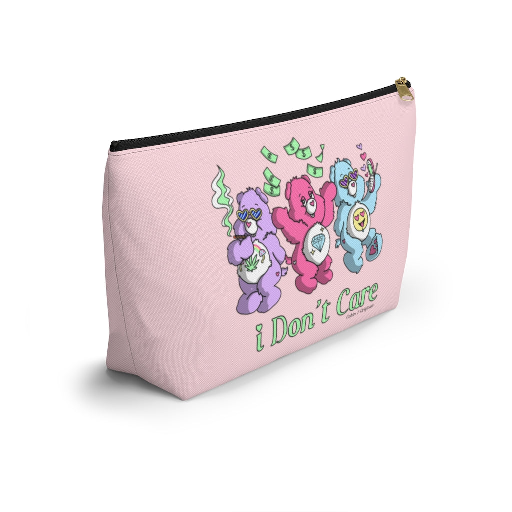 I Don't Care Zipper Pouch