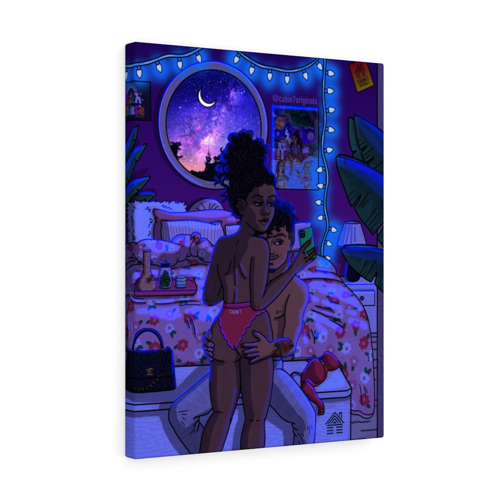 "Midnight Blue" Canvas Print