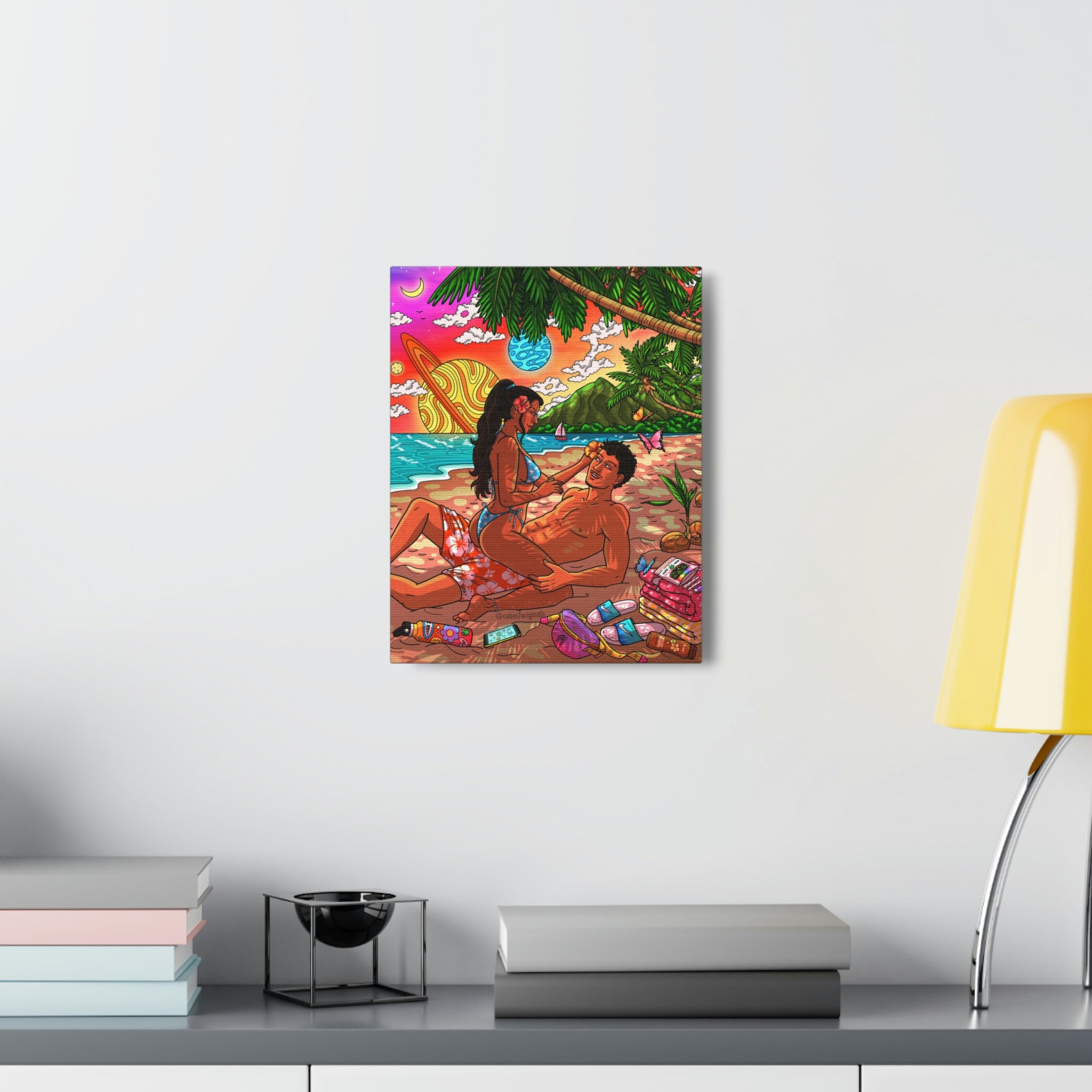 "Heatwaves" Canvas Print