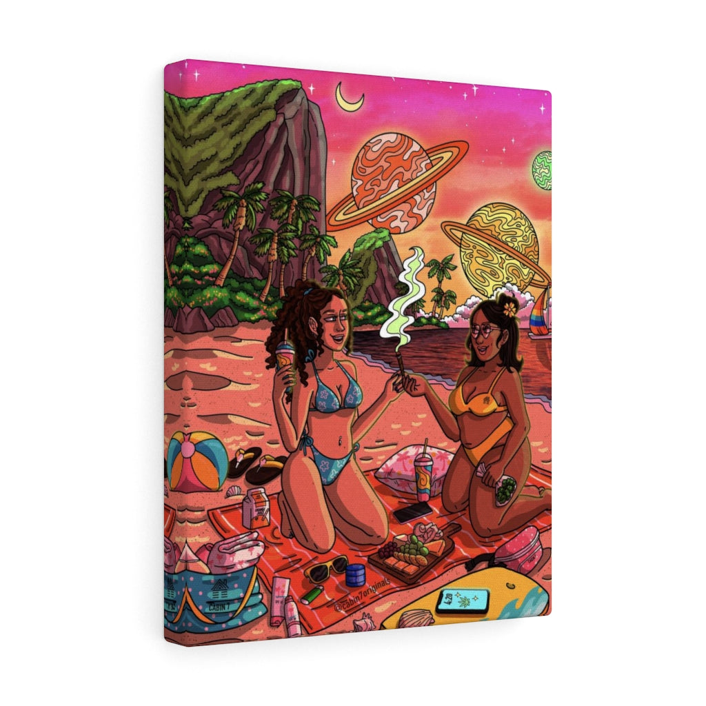 "Just Beachy" Canvas Print