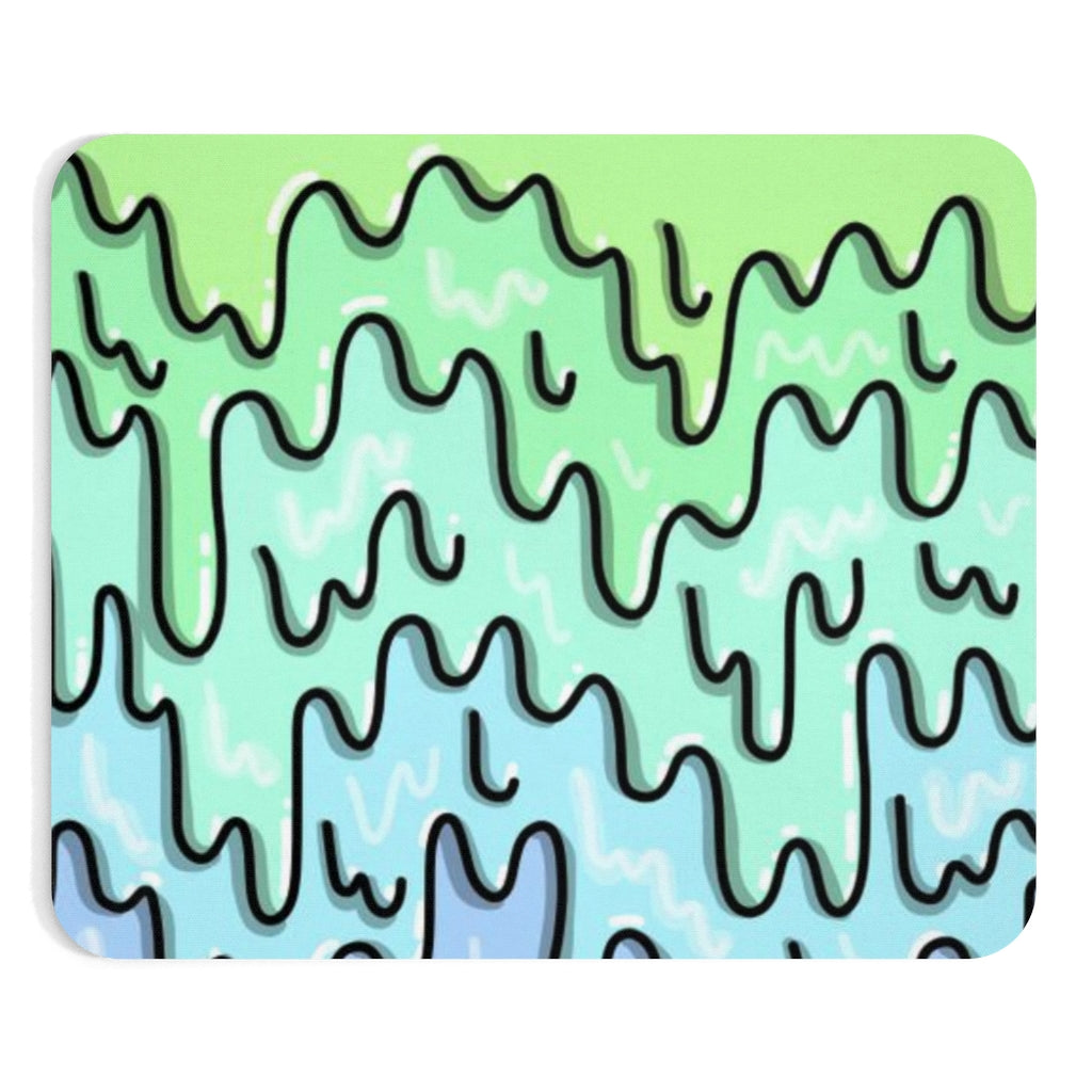 Mint & Aqua Slime Mousepad