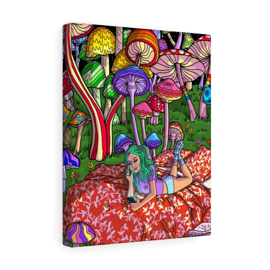 "Mushroom Forest" Canvas Print