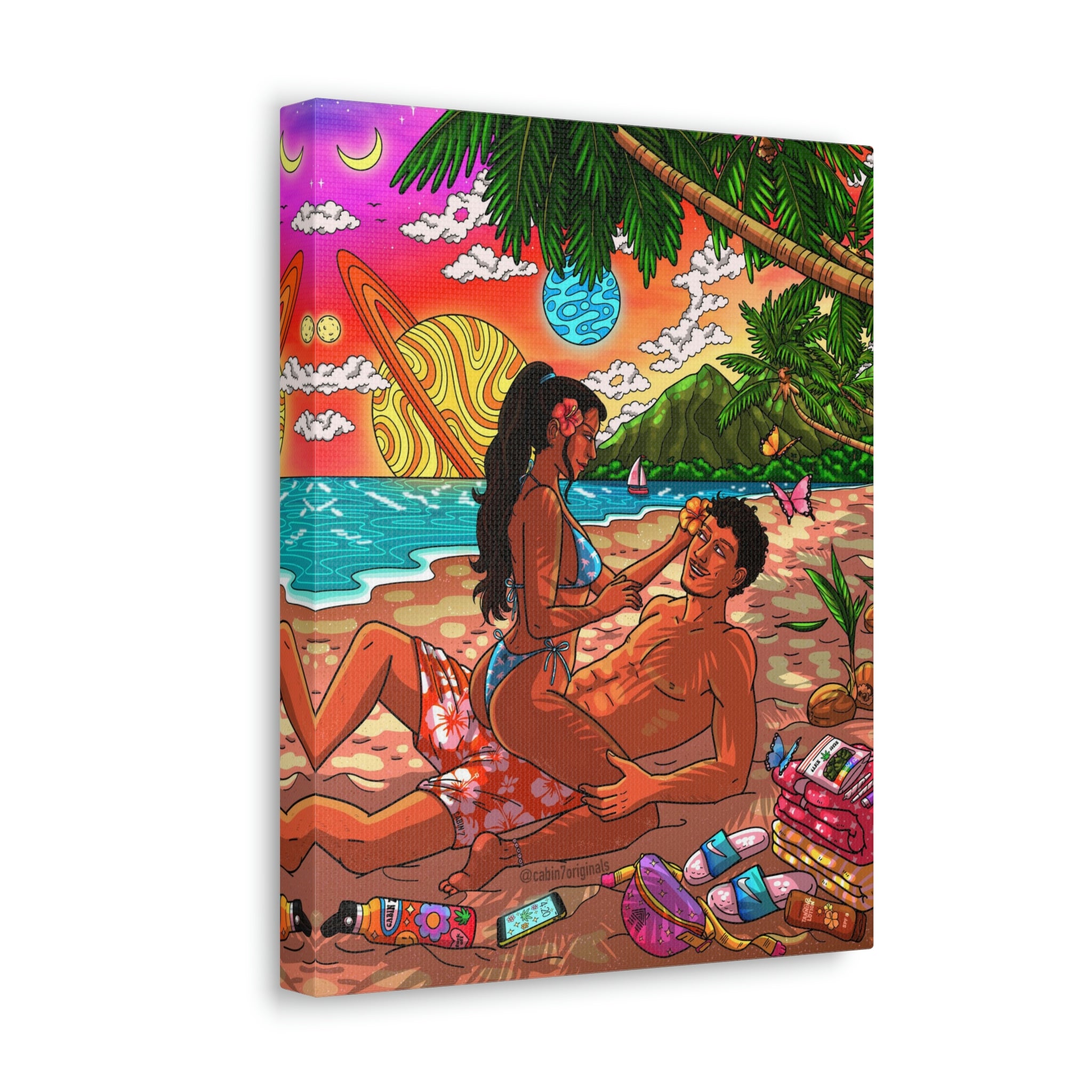 "Heatwaves" Canvas Print