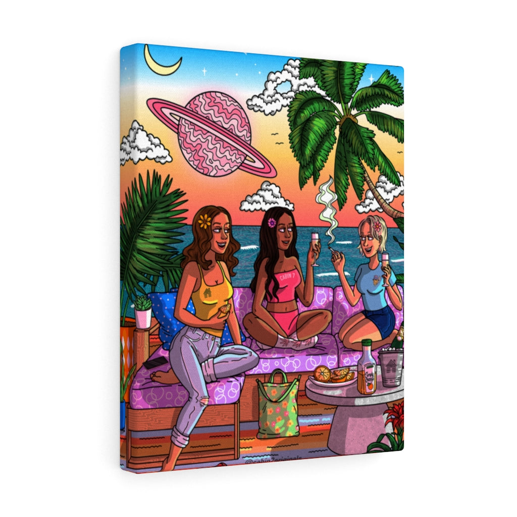 "Vacay Vibes" Canvas Print