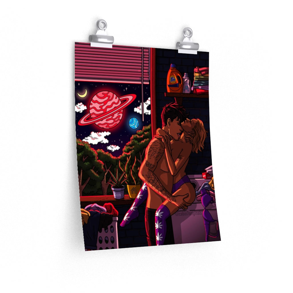 "Doing Laundry" Poster Print
