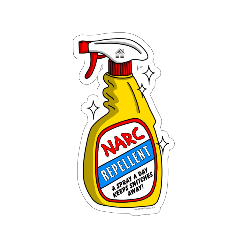 Narc Repellent Sticker
