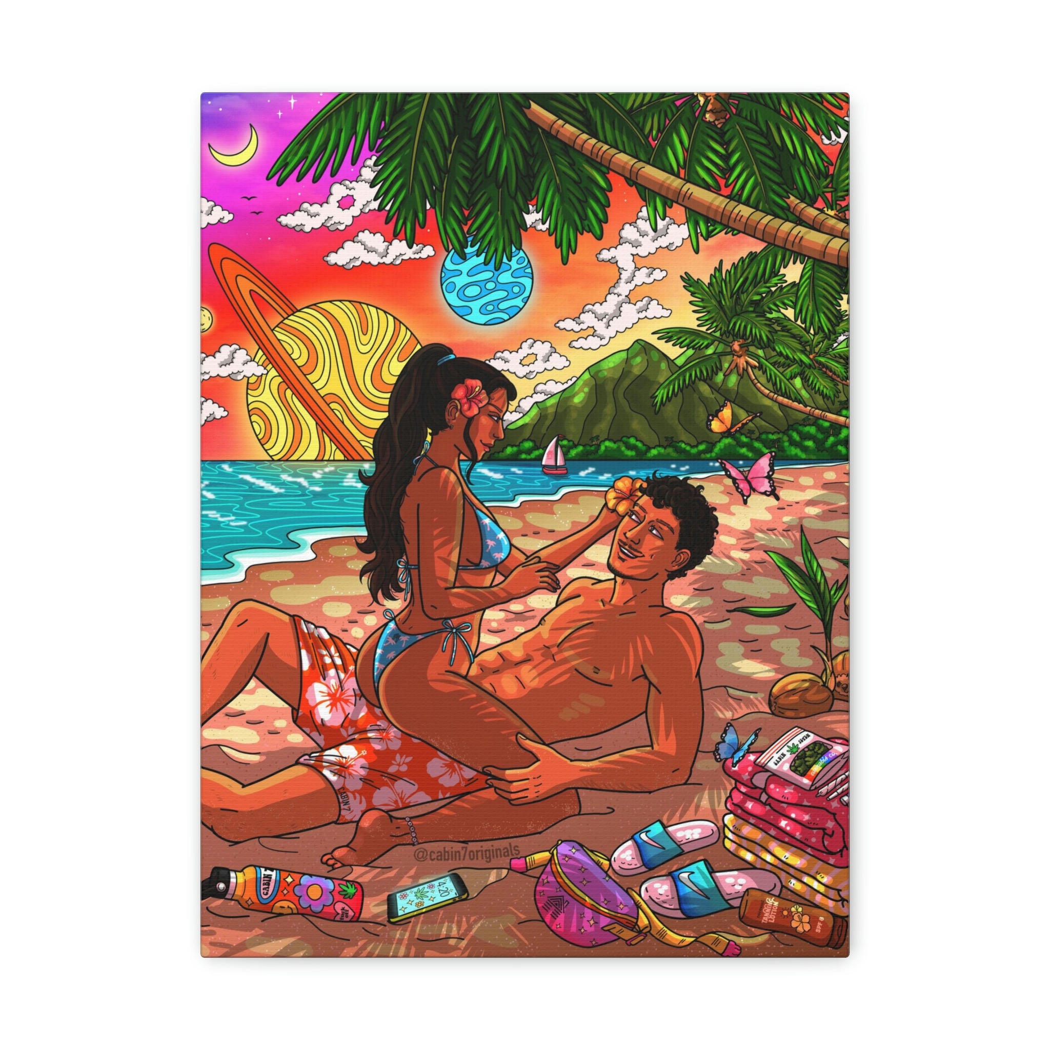 "Heatwaves" Canvas Print