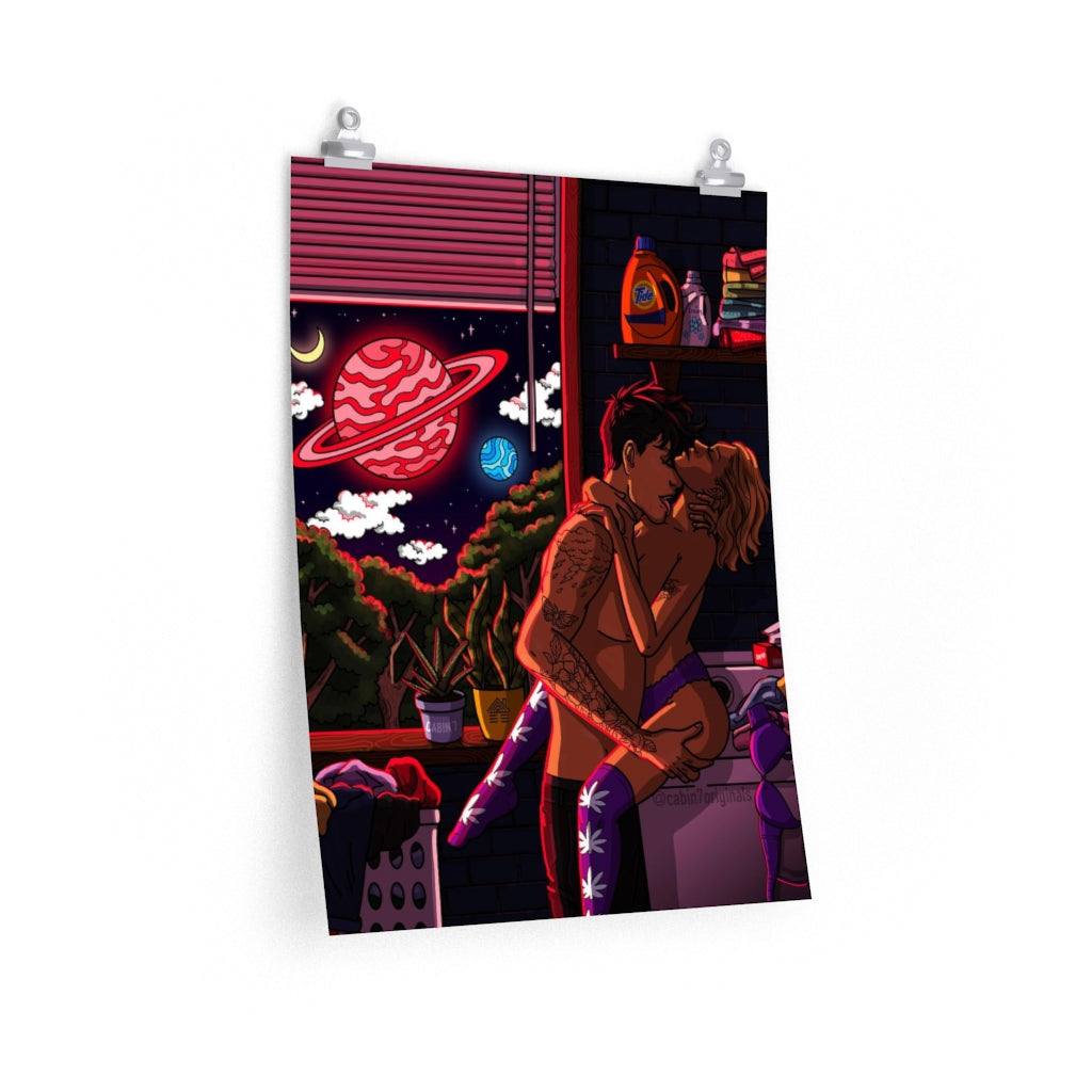 "Doing Laundry" Poster Print