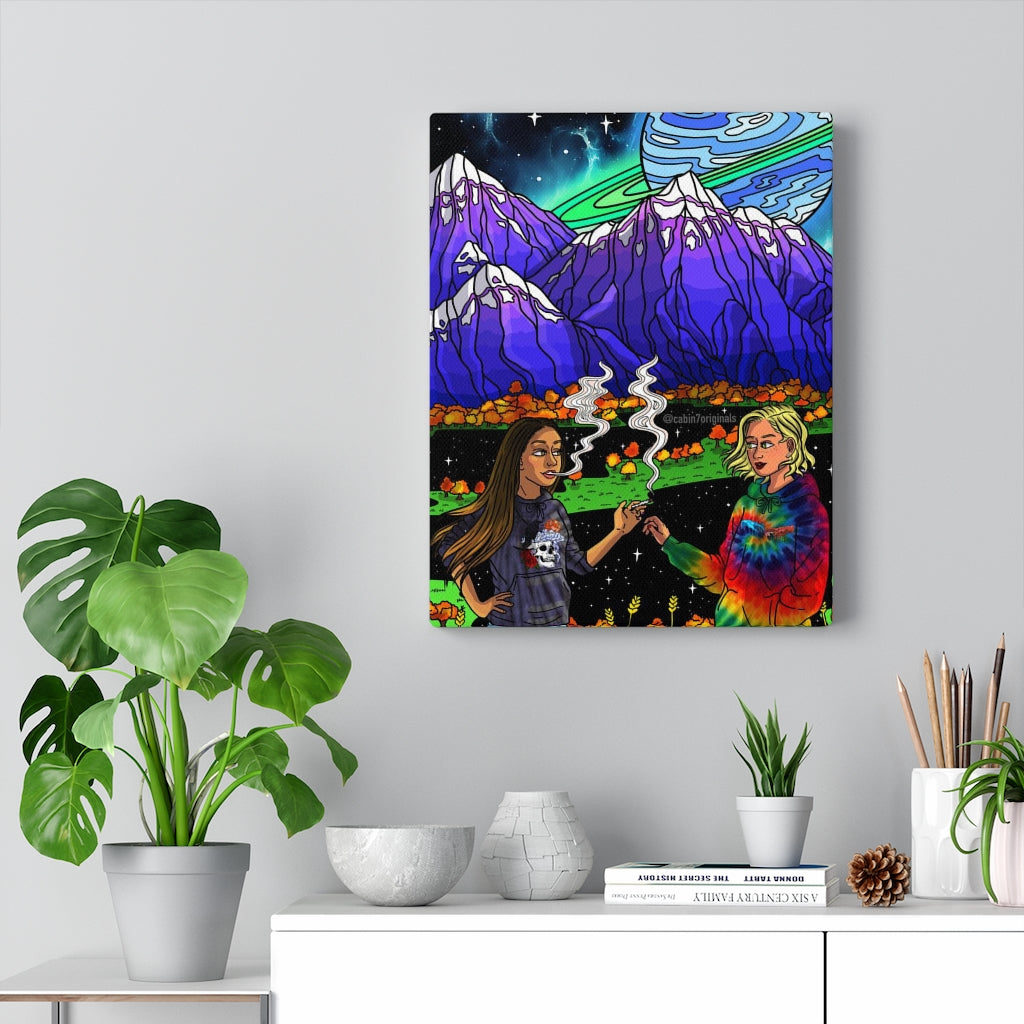 "Starry Lake" Canvas Print