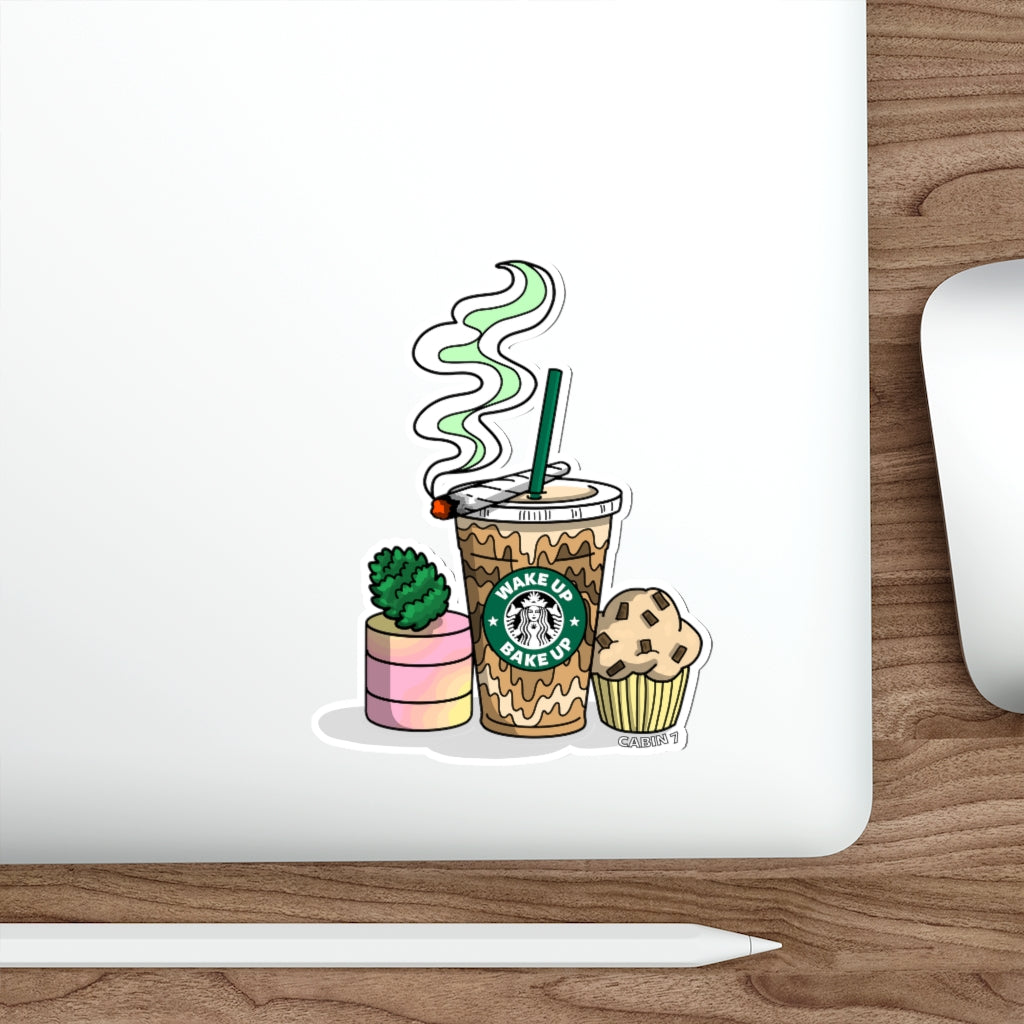 Wake & Bake Sticker
