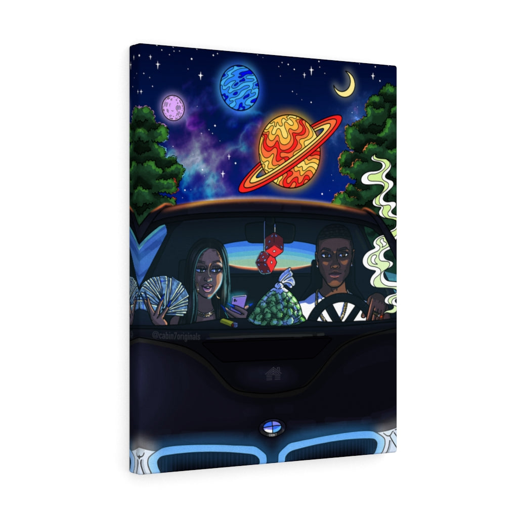"Space Cruise" Canvas Print