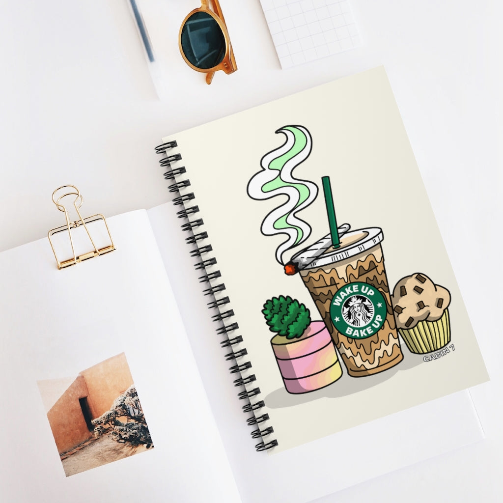 Wake & Bake Spiral Notebook