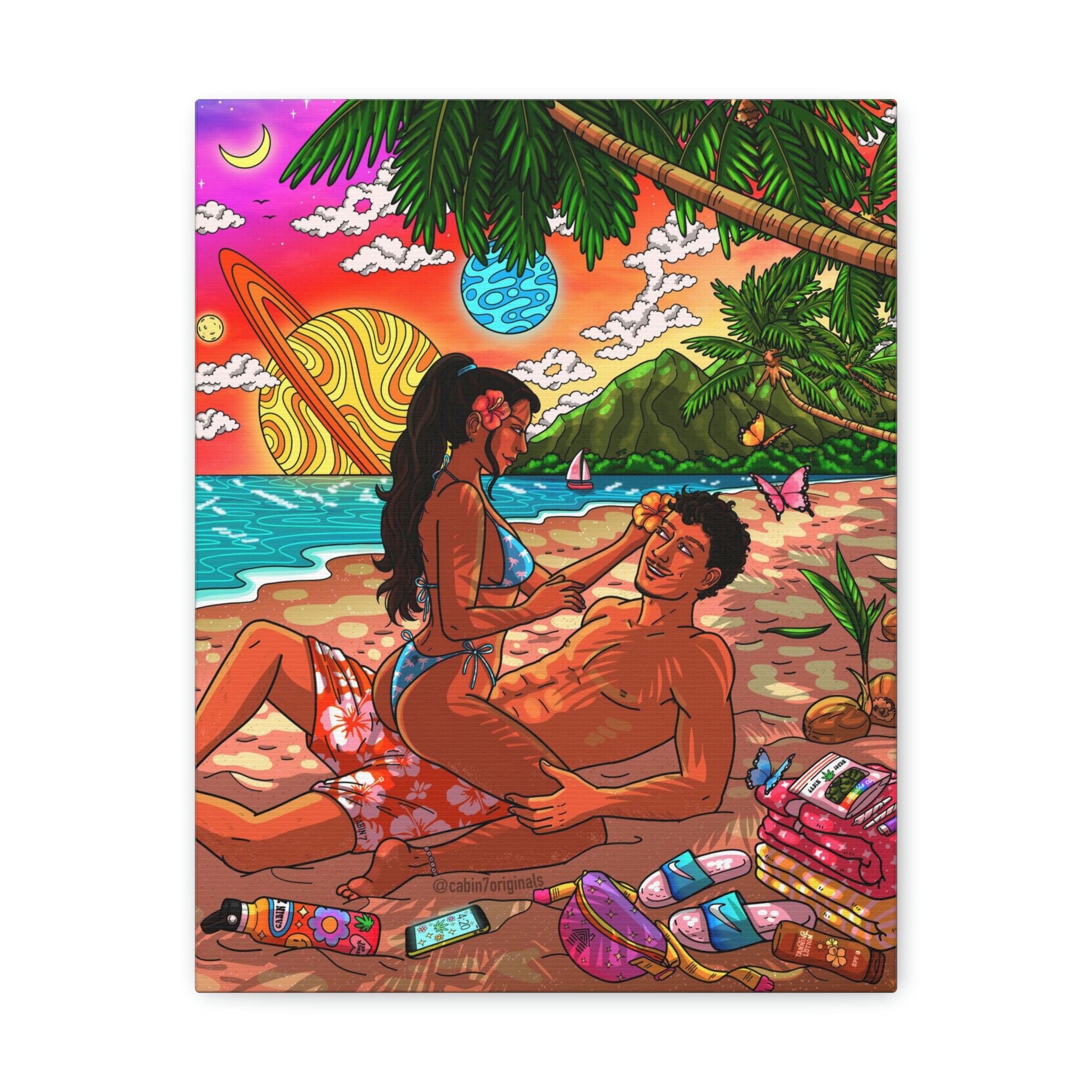 "Heatwaves" Canvas Print