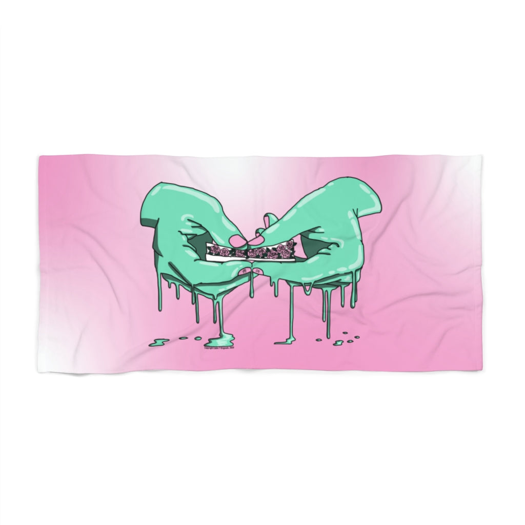 Flower Power Beach Towel