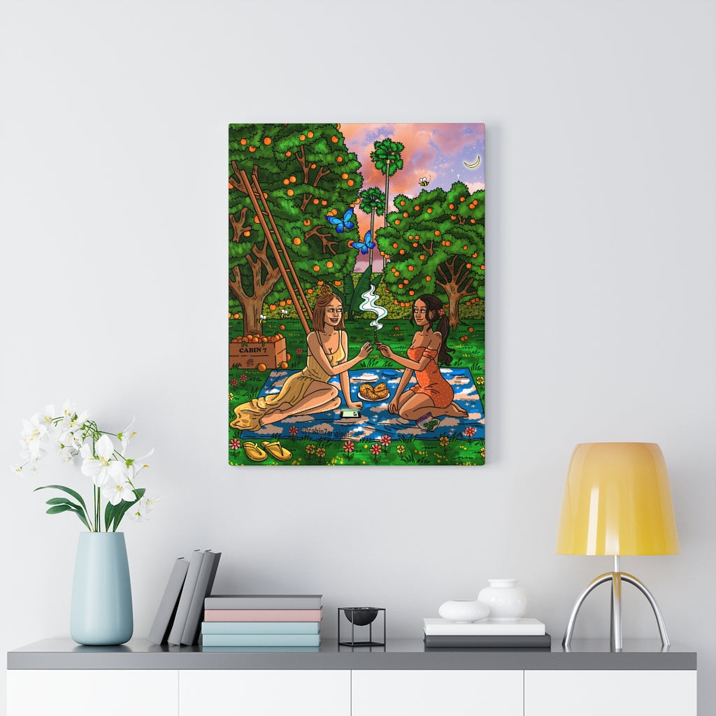 "Orange Grove" Canvas Print