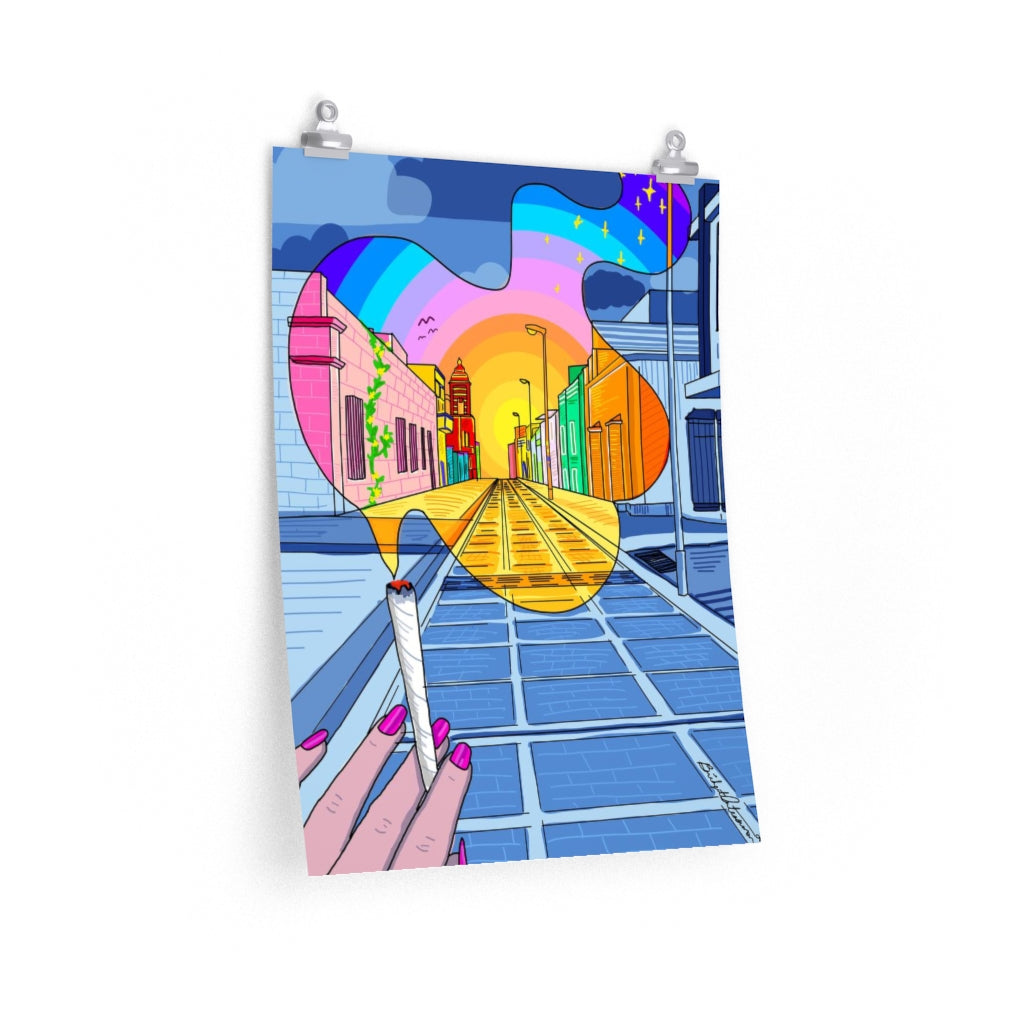 "Medicated Perspective - OG Colors" Poster Print