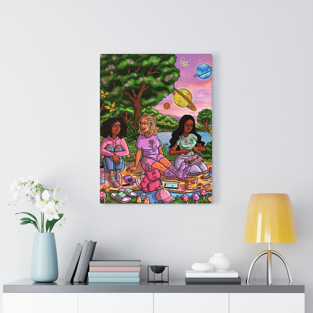 "Cotton Candy Kush" Canvas Print