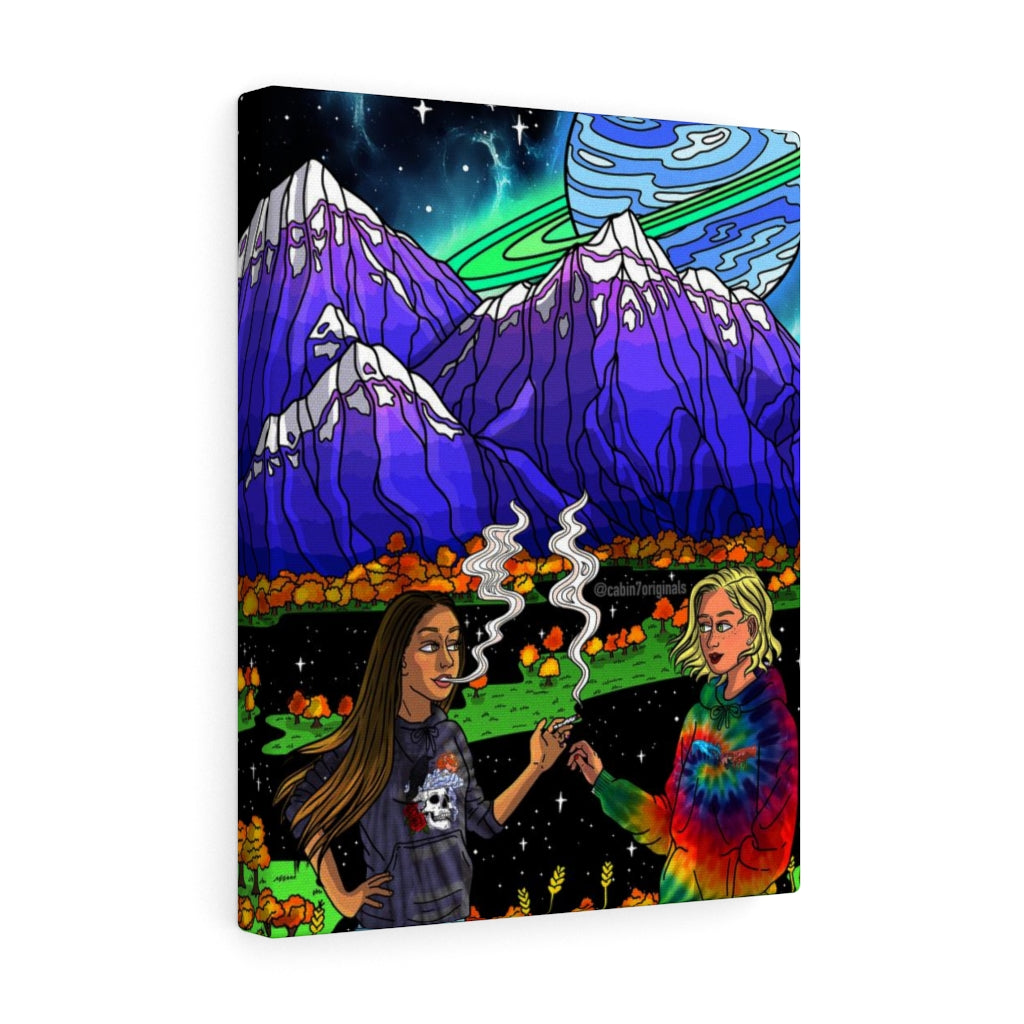 "Starry Lake" Canvas Print