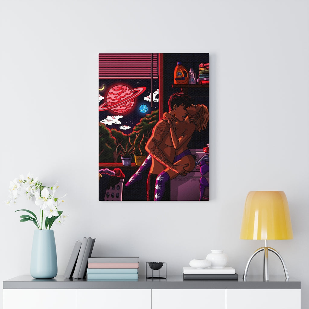 "Doing Laundry" Canvas Print