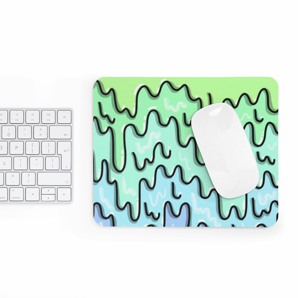 Mint & Aqua Slime Mousepad