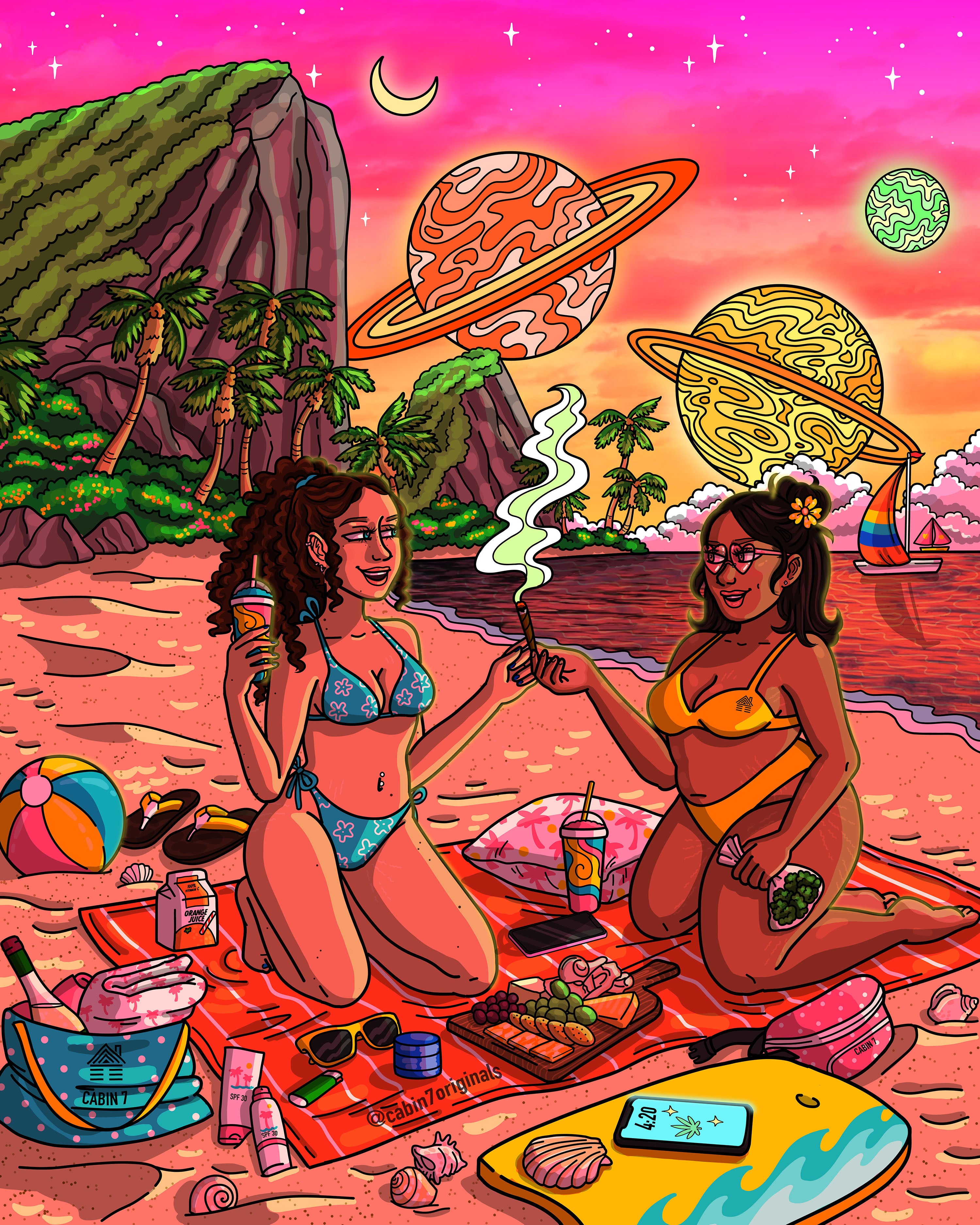 "Just Beachy" Poster Print