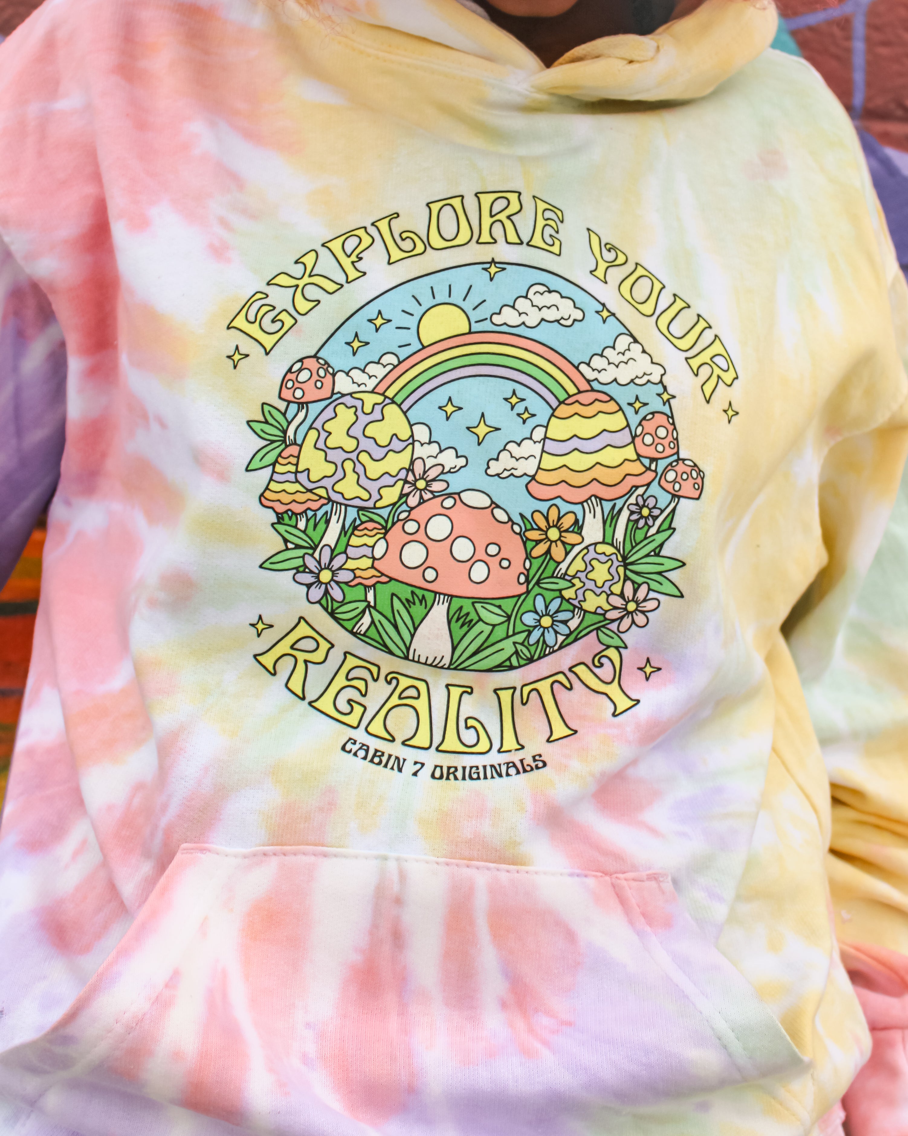 Explore Your Reality Tie Dye Hoodie