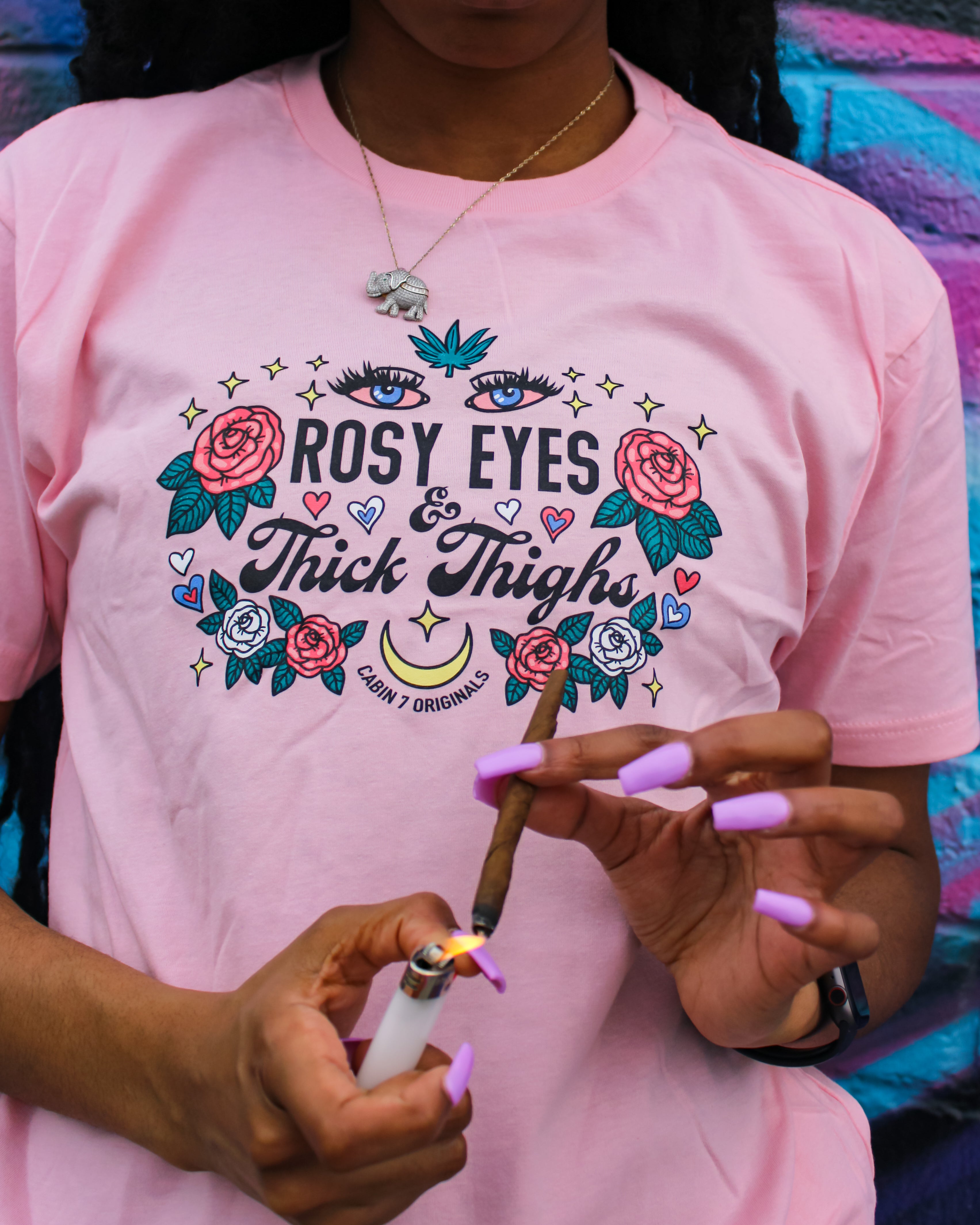 Rosy Eyes & Thick Thighs T-Shirt