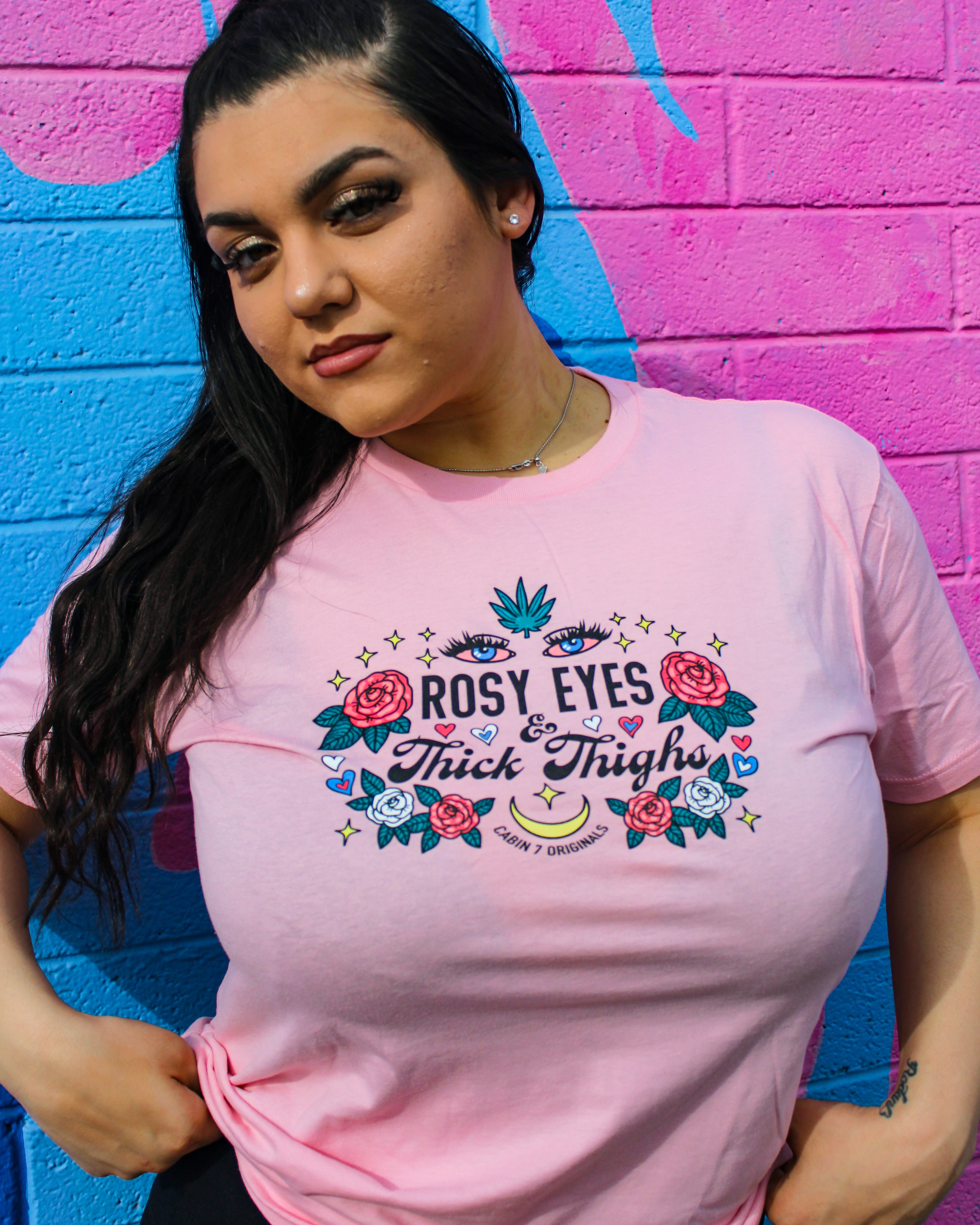 Rosy Eyes & Thick Thighs T-Shirt