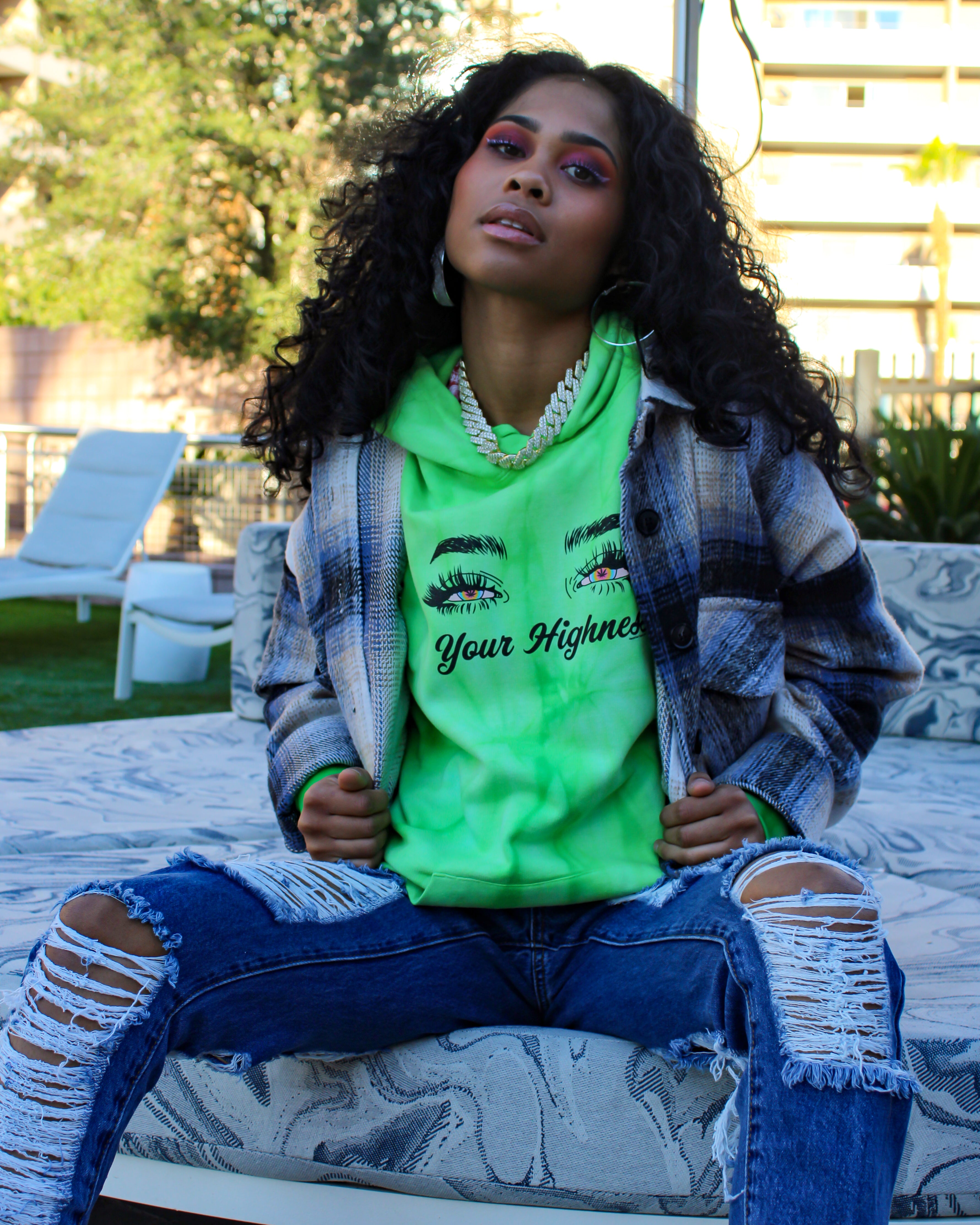 Your Highness Tie Dye Hoodie